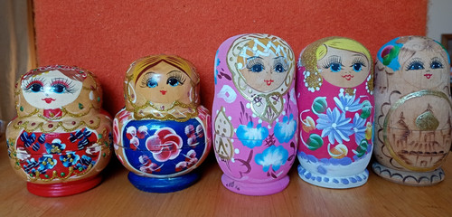 Russian nesting matryoshka - russian,