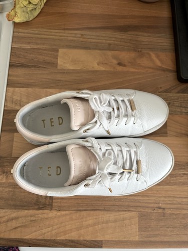 Ted baker white trainers with - ted,