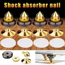 4/8pcs Golden Speaker Spikes