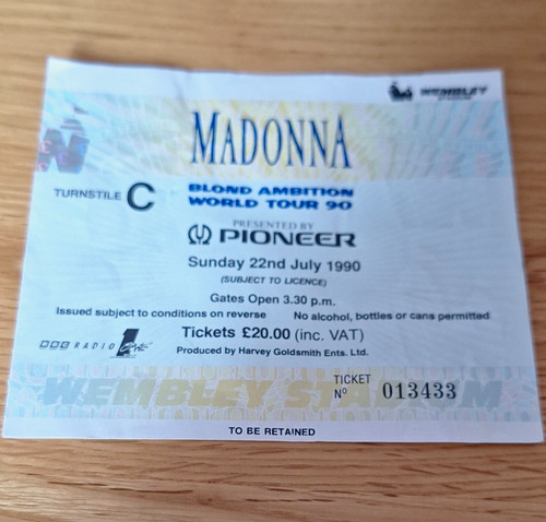 Madonna blond ambition tour - madonna,