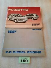 Austin Rover Maestro & 2.0 Diesel Engine  Handbook Supplement FREE POSTAGE (150)