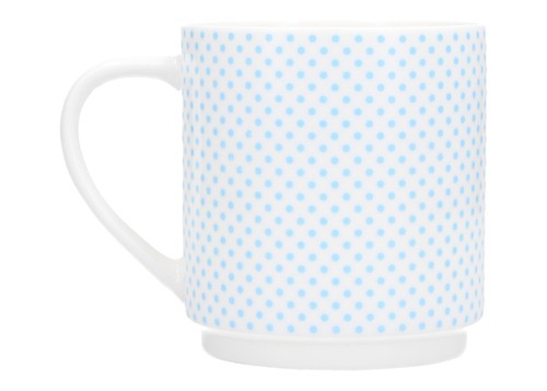 Sainsbury blue spot mug - blue,