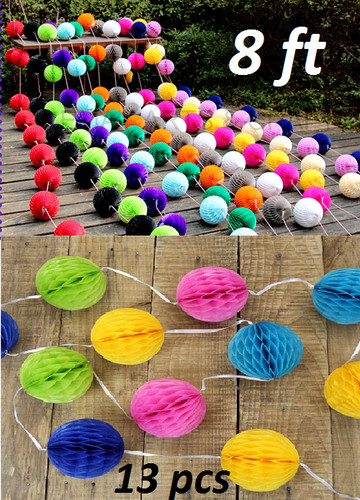 Garland bunting party birthday - bunting,