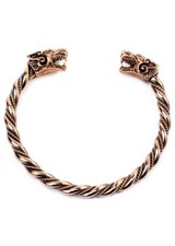 Bronze Viking Norse Fenris Bracelet Arm Ring Bangle Costume Jewellery