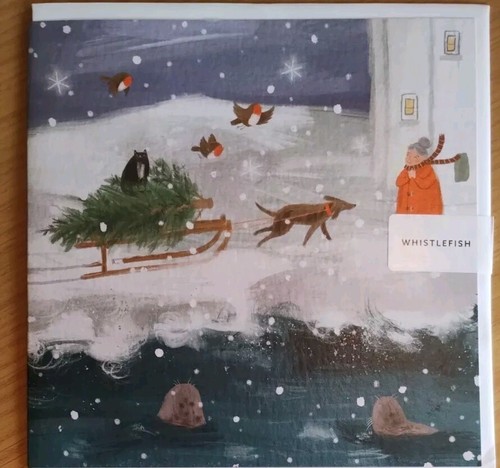 Whistlefish christmas card - christmas,