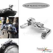 Small chrome skull - chrome,