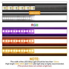 Angdarun LED Profile, Black Led Aluminum Channel 6 Pack 1Meter/3.3ft, LED