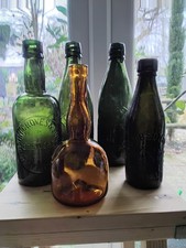 Collection of 5 Vintage Brewers Bottles & A Vintage Grand Marnier Bottle       T