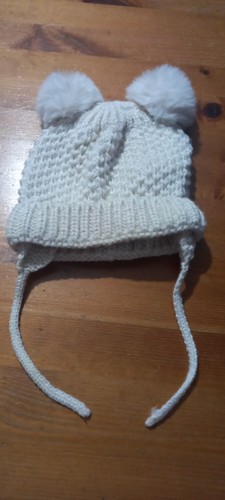 Zara baby beige pompom - beige, hat