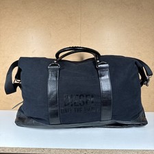 Vintage Diesel Only The Brave Black Shoulder Gym Duffle Bag