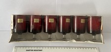 Vintage Luminarc 6 x Ruby Wine