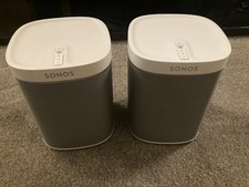 Sonos Play 1 Compact Wireless Smart Speaker Pair White