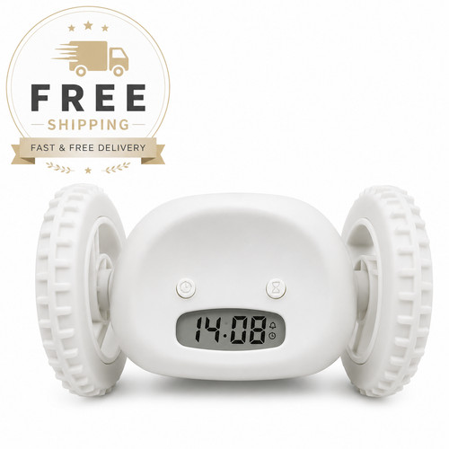 Alarm clock rolling run - clock,