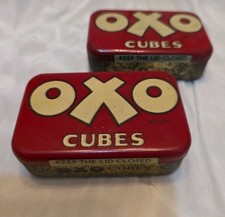 Vintage Oxo Tins. 2 Tins That