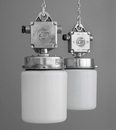 Vintage opaline pendant light - opaline,