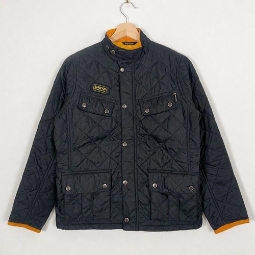 Boys barbour black quilted - boys,