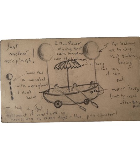 Original pencil cartoon sketch - original,