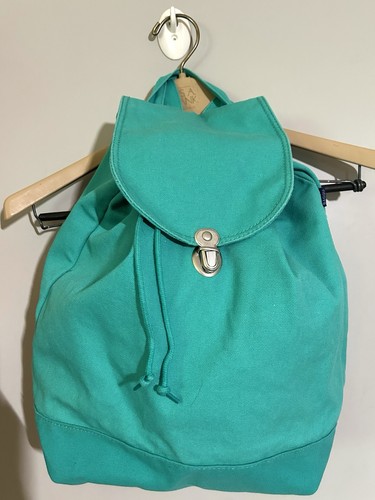 Baggu teal canvas drawstring - baggu,