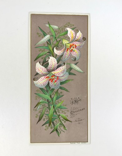 Victorian christmas card - christmas,