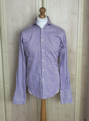 Lewin 100 slim fit purple - lewin,
