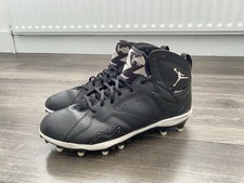 Nike Air Jordan 7 Retro TD Football Cleats Boots Black White
