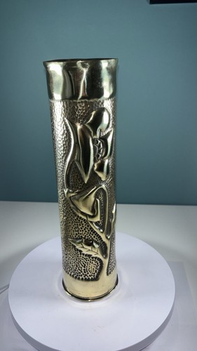 Brass artillery shell case