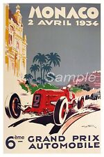 VINTAGE 1934 MONACO GRAND PRIX