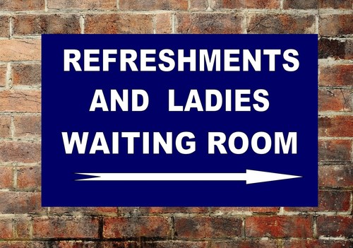 Railway station sign - railway,
