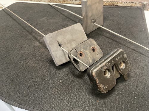 Vintage car door lock latch - door, /