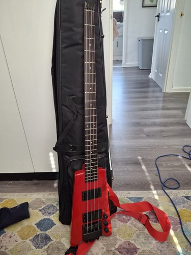 Hohner b2a bass guitar red - b2a,