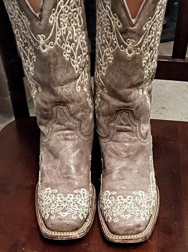 Women brown leather - brown,