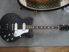 Epiphone Casino guitar, Black, Hollow body