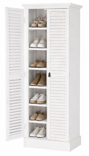 Cabinet linen cupboard - , white