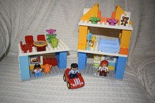 Duplo Family House My Town with Furniture Figures Car 10835
