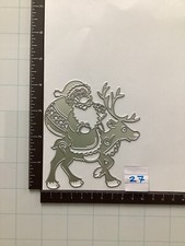 Unbranded - Santa & Reindeer Die - Christmas - 1pc - C27