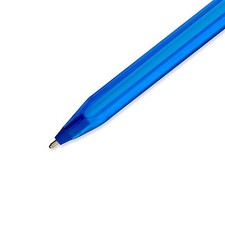 10 X Blue PAPER MATE INKJOY 100 Medium Ballpoint Pens Capped 1.0MM ball pen