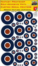RAF Roundels Mixed Pack Vinyl
