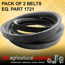 WESTWOOD BLADE DRIVE BELTS x2 1721 for 36" DECK Tractor Mower