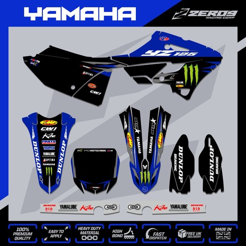 Yamaha motocross graphics - graphics, mx