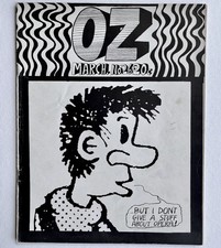 Australian OZ MAGAZINE SYDNEY No.26 March 1966.  Martin Sharp cover