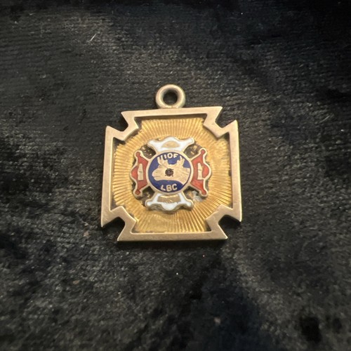 14k antique medal - 14k,