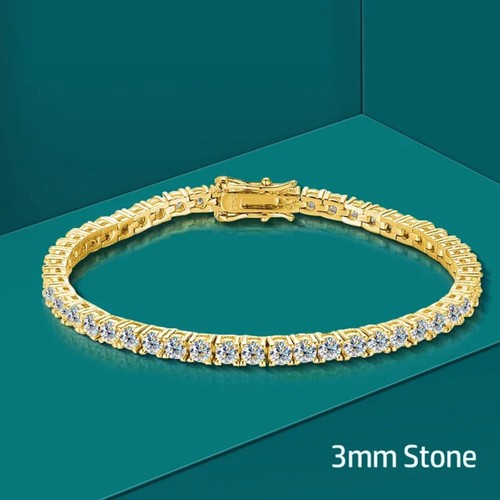 Full 5mm real moissanite - full, 3-5mm