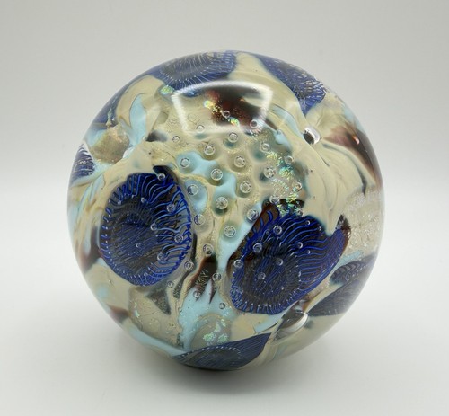 Handmade art glass - glass, paperweight