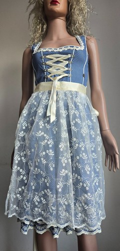 Marjo blue polka dol - blue,