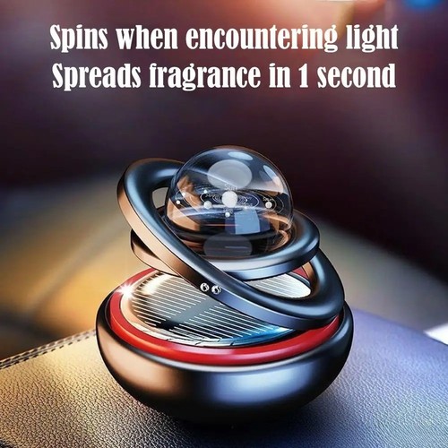 Solar rotating car perfume - car, air