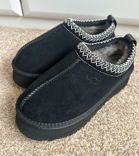 Black ugg tazz suede slip - tazz, slip-on