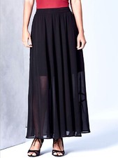 Anthology Black Chiffon Maxi