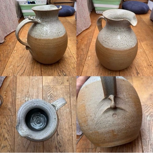 Large stoneware hand thrown - large,