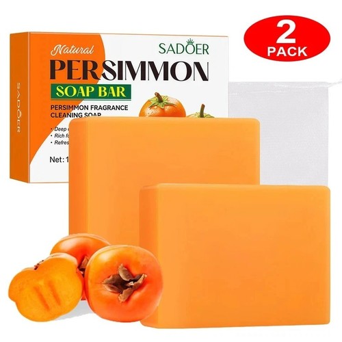 2pcs persimmon soap bar for - persimmon,