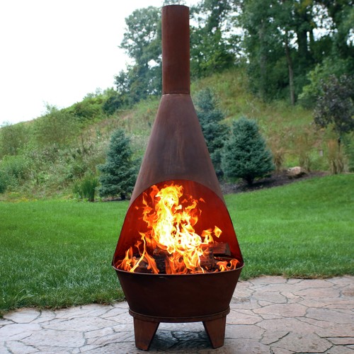 Large chiminea outdoor - chiminea,